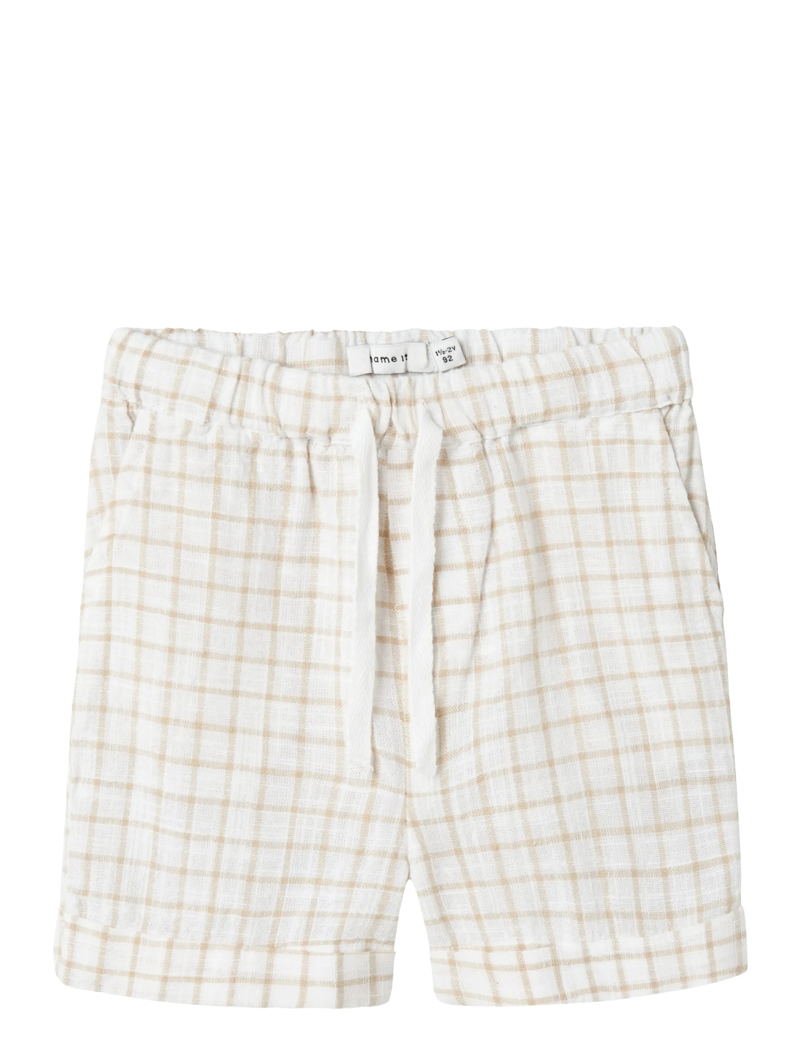 NAME IT Nmmhalom Nreg Shorts Box Weiß - 98 - Kinder