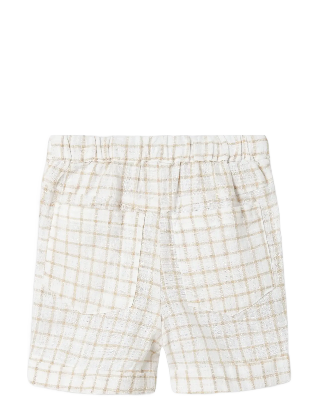 name it - NMMHALOM NREG SHORTS BOX - letnie okazje - bright white - 2