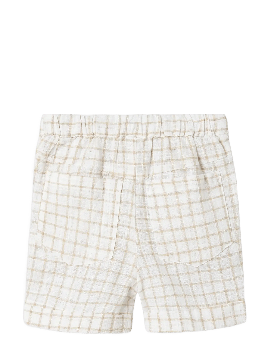 name it - NMMHALOM NREG SHORTS BOX - casual shorts - bright white - 2