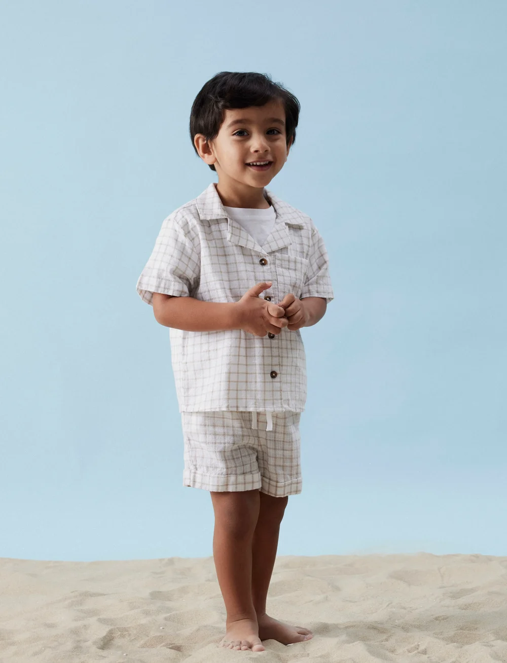 name it - NMMHALOM NREG SHORTS BOX - casual shorts - bright white - 0