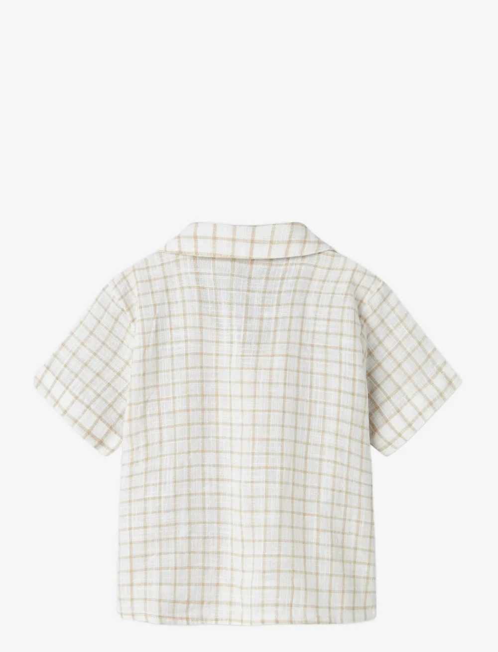 name it - NMMHALOM NREG SS SHIRT BOX - kurzärmlige hemden - bright white - 2