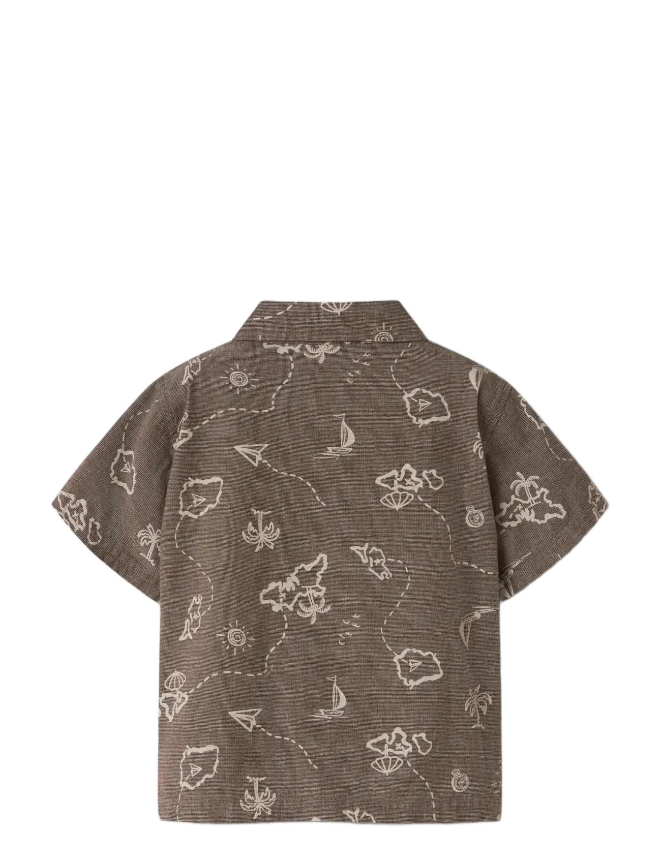 name it - NMMHESTERN NREG SS SHIRT - lühikeste varrukatega särgid - chestnut - 1