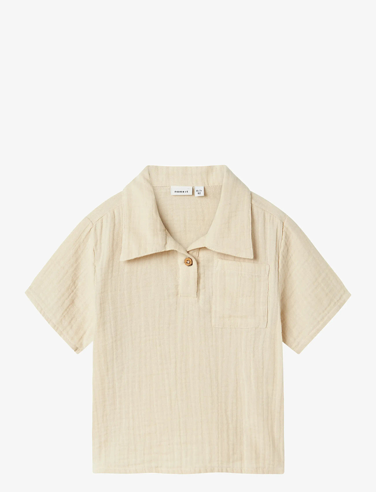 name it - NMMHEFIN NREG SS SHIRT - kurzärmlige hemden - peyote - 1