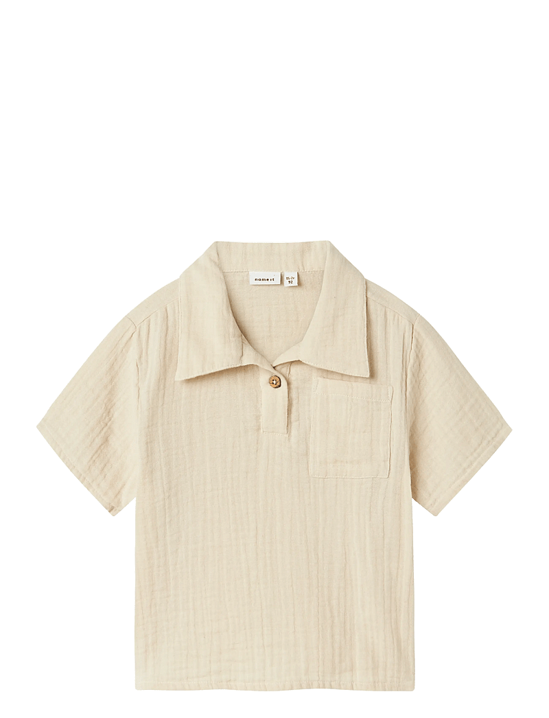 name it - NMMHEFIN NREG SS SHIRT - kurzärmlige hemden - peyote - 1