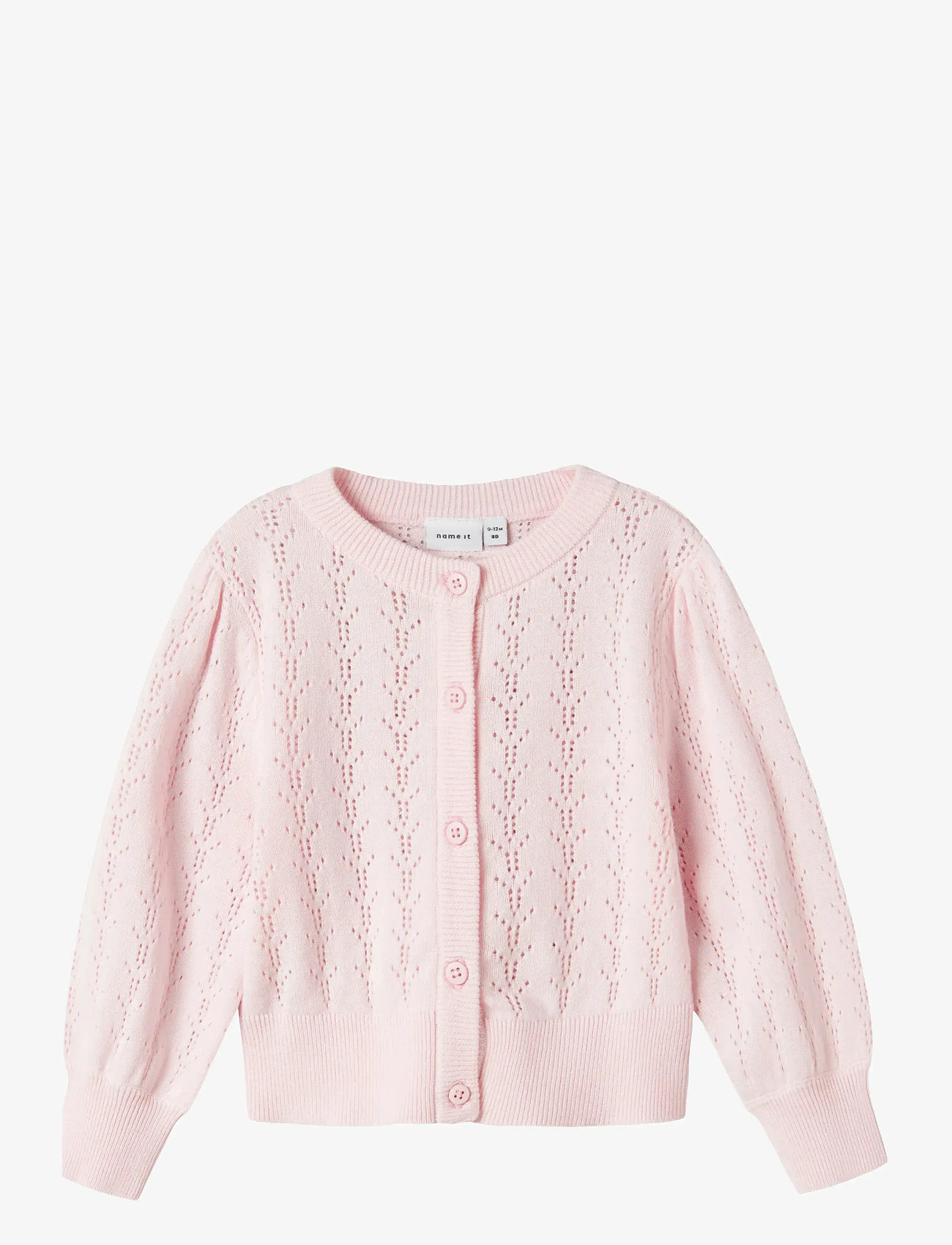 name it - NMFHANNAH LS KNIT CARD - cardigans - ballerina - 0