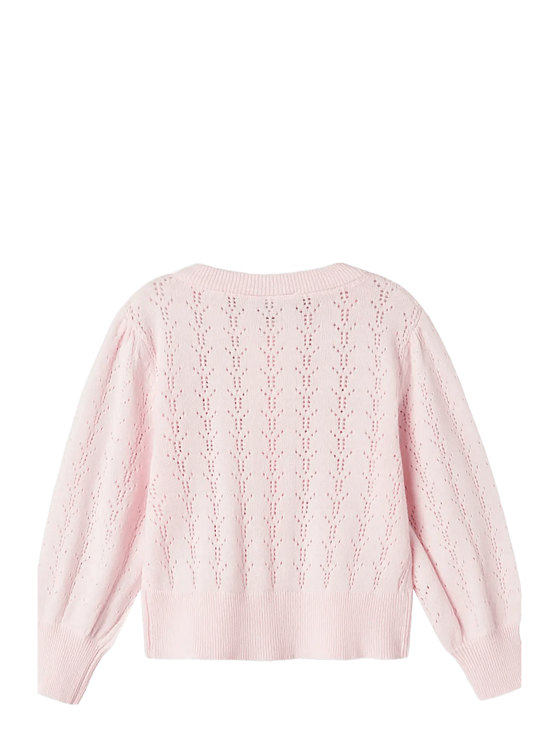 name it - NMFHANNAH LS KNIT CARD - cardigans - ballerina - 1