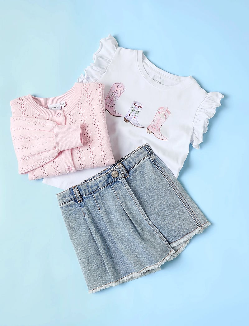 name it - NMFHANNAH LS KNIT CARD - cardigans - ballerina - 2