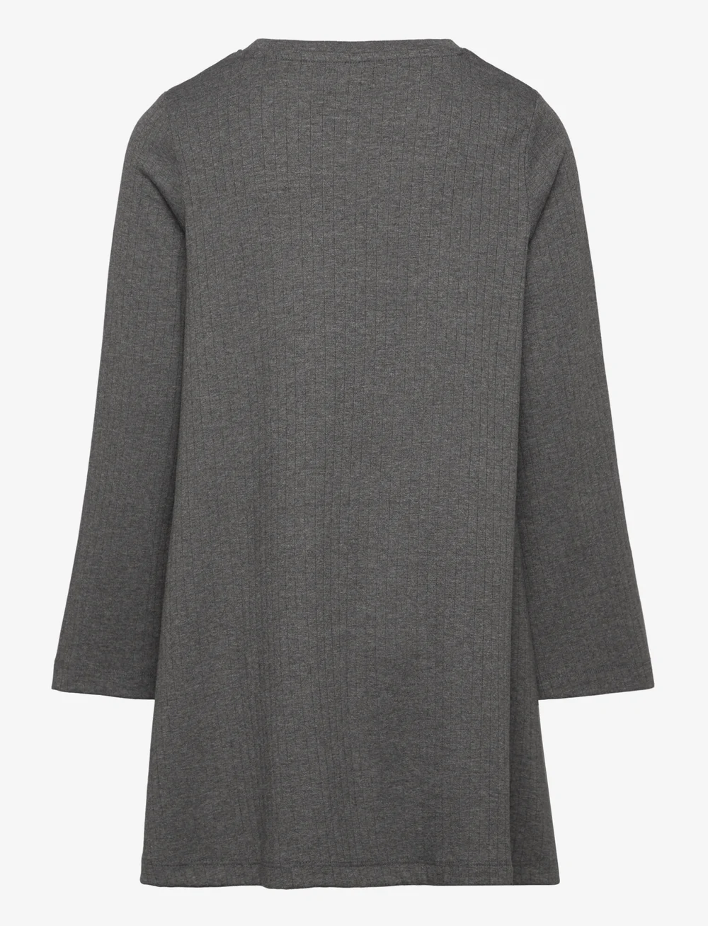name it - NKFOLENIA LS DRESS - pikkade varrukatega vabaaja kleidid - dark grey melange - 2