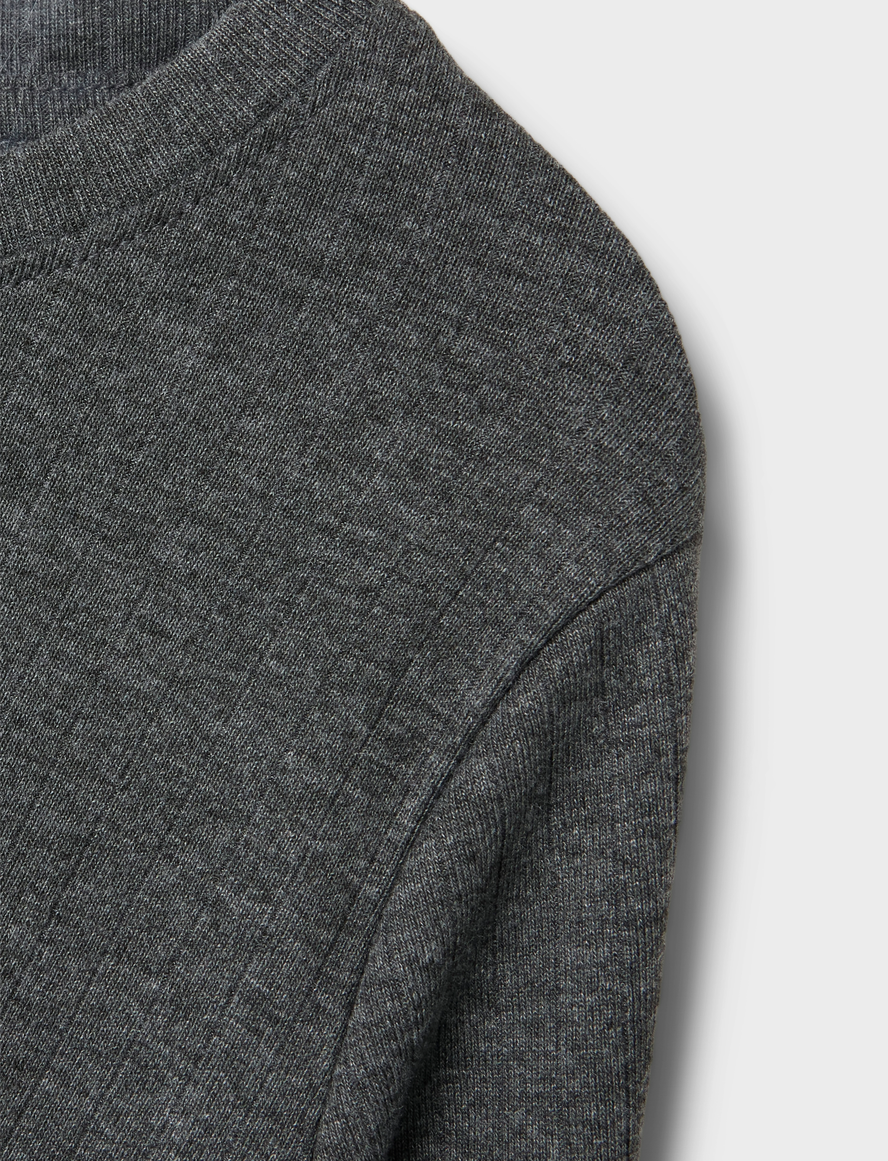 name it - NKFOLENIA LS DRESS - langærmede hverdagskjoler - dark grey melange - 3