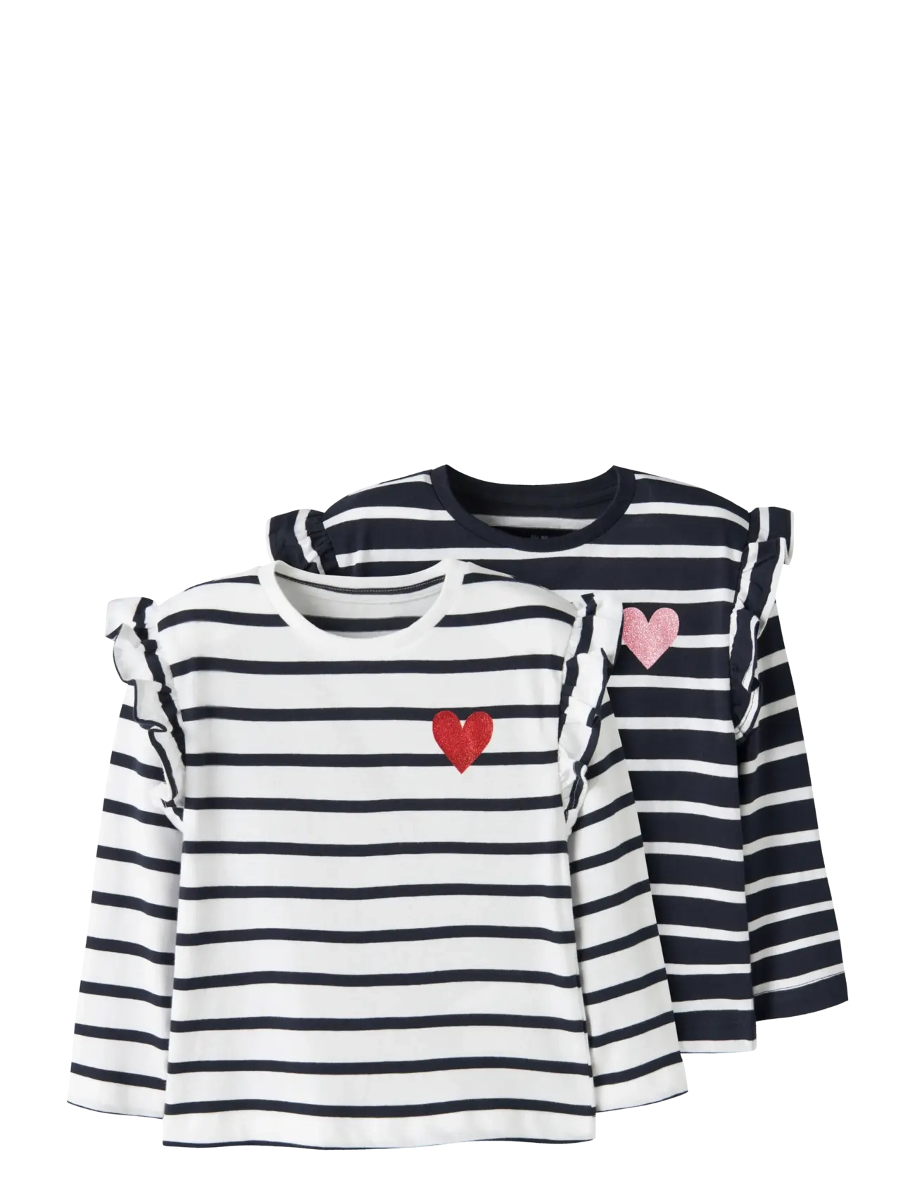 name it NMFTOVELINA 2P LS NREG TOP NOOS - Topid ja T-särgid - DARK SAPPHIRE / white