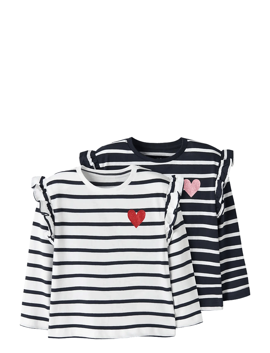 name it - NMFTOVELINA 2P LS NREG TOP NOOS - langärmelig - dark sapphire - 0