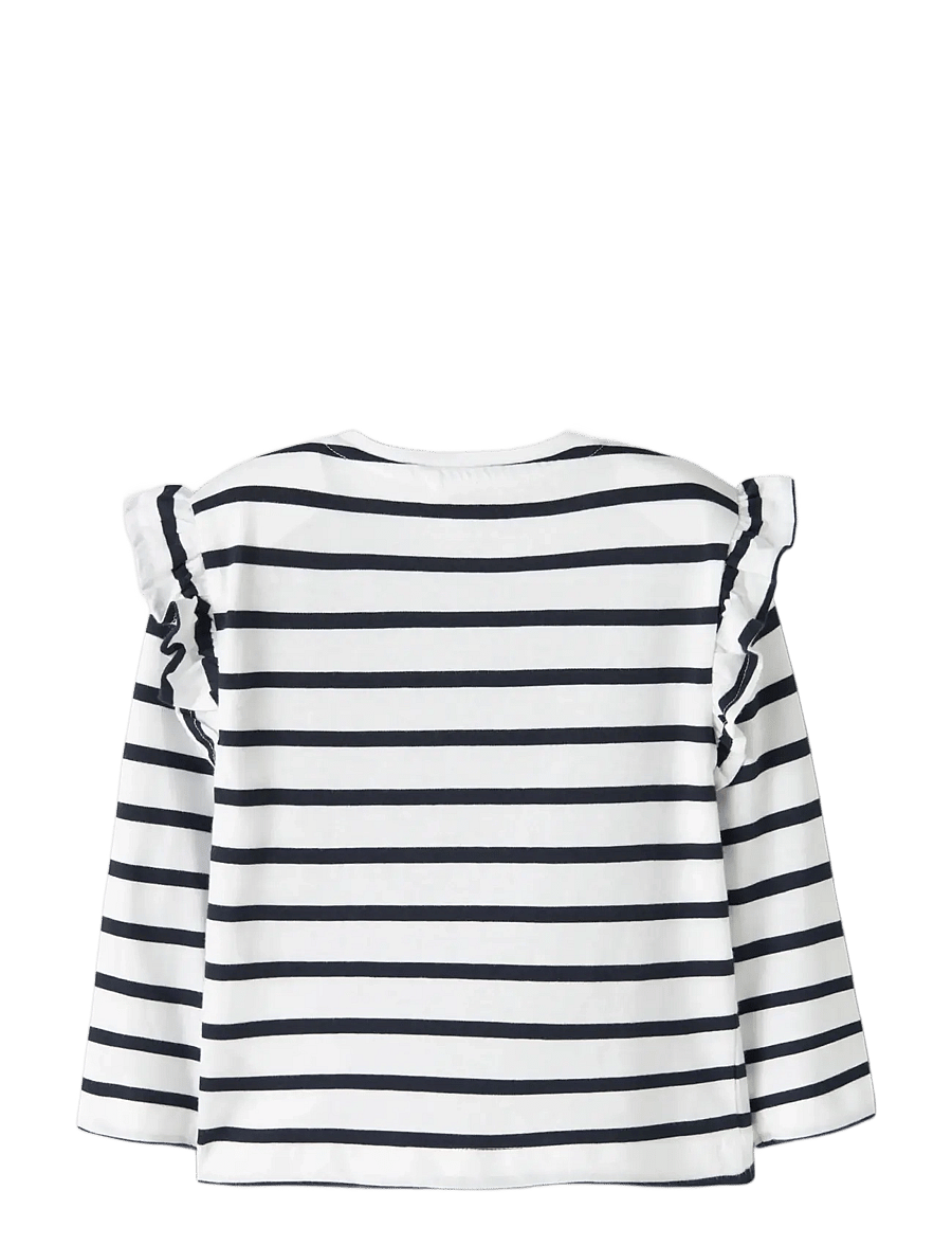 name it - NMFTOVELINA 2P LS NREG TOP NOOS - pikkade varrukatega t-särgid - dark sapphire - 1
