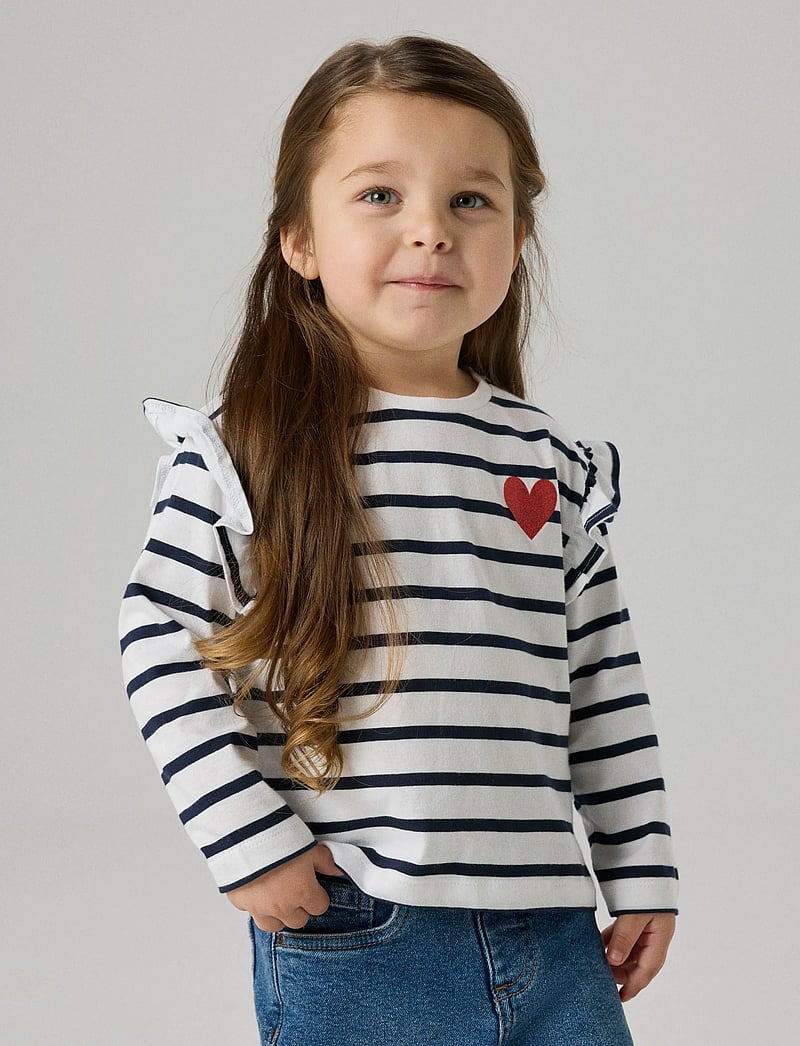 name it - NMFTOVELINA 2P LS NREG TOP NOOS - langærmede t-shirts - dark sapphire - 3