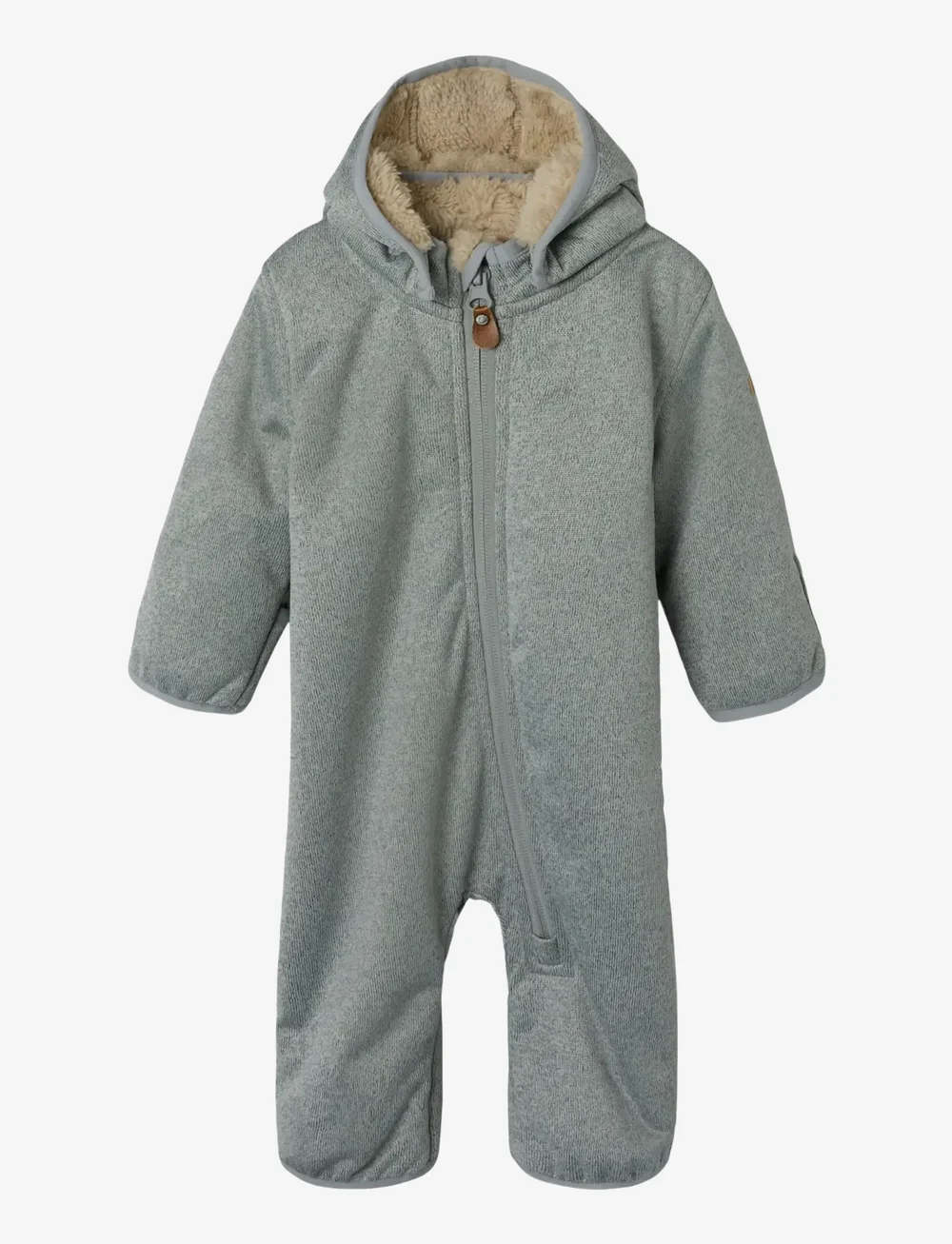 name it - NBNMADA08 SUIT SOLID FO - fleece-sets - grey melange - 0