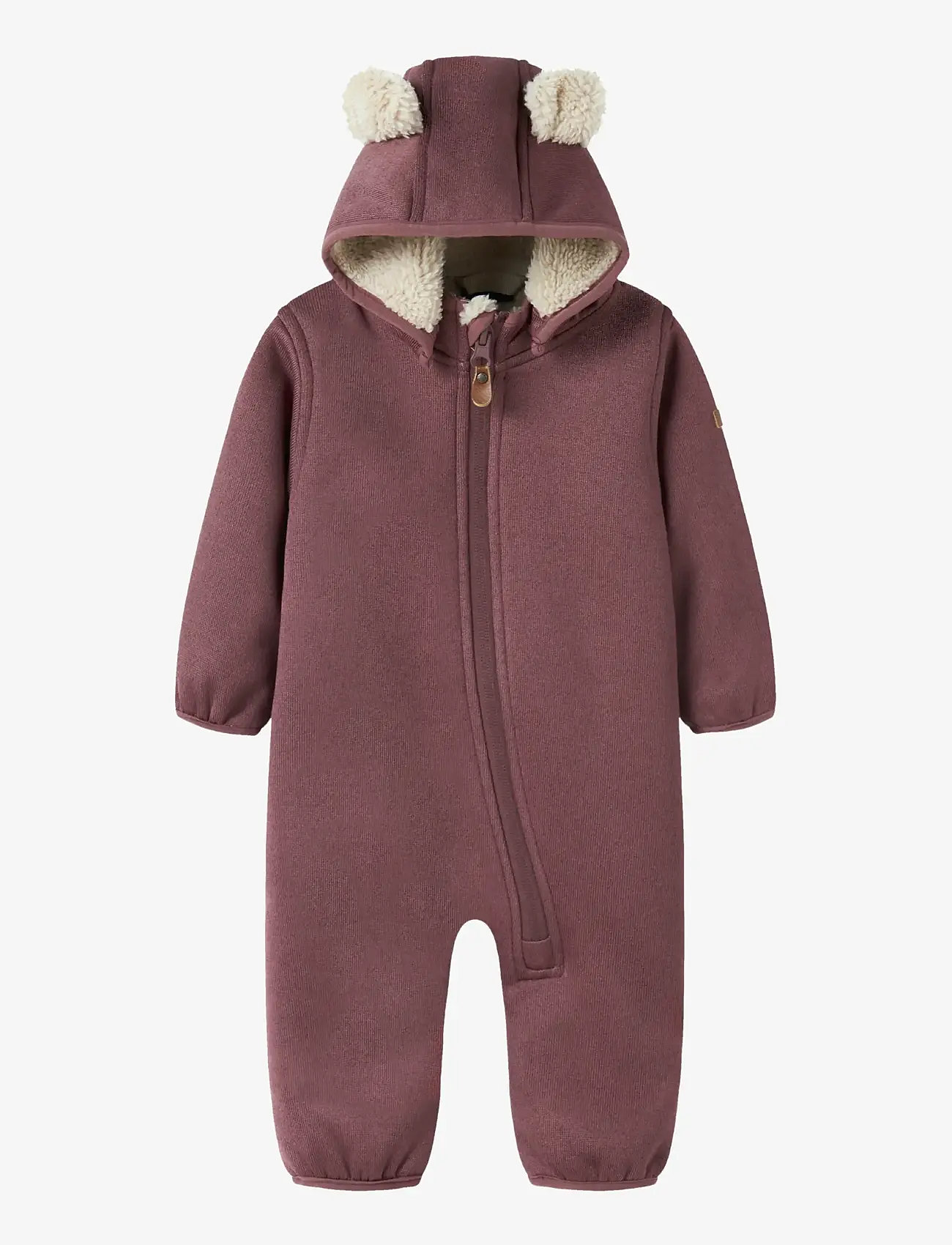 name it - NBNMADA08 SUIT SOLID FO - ytterkläder - rose brown - 0