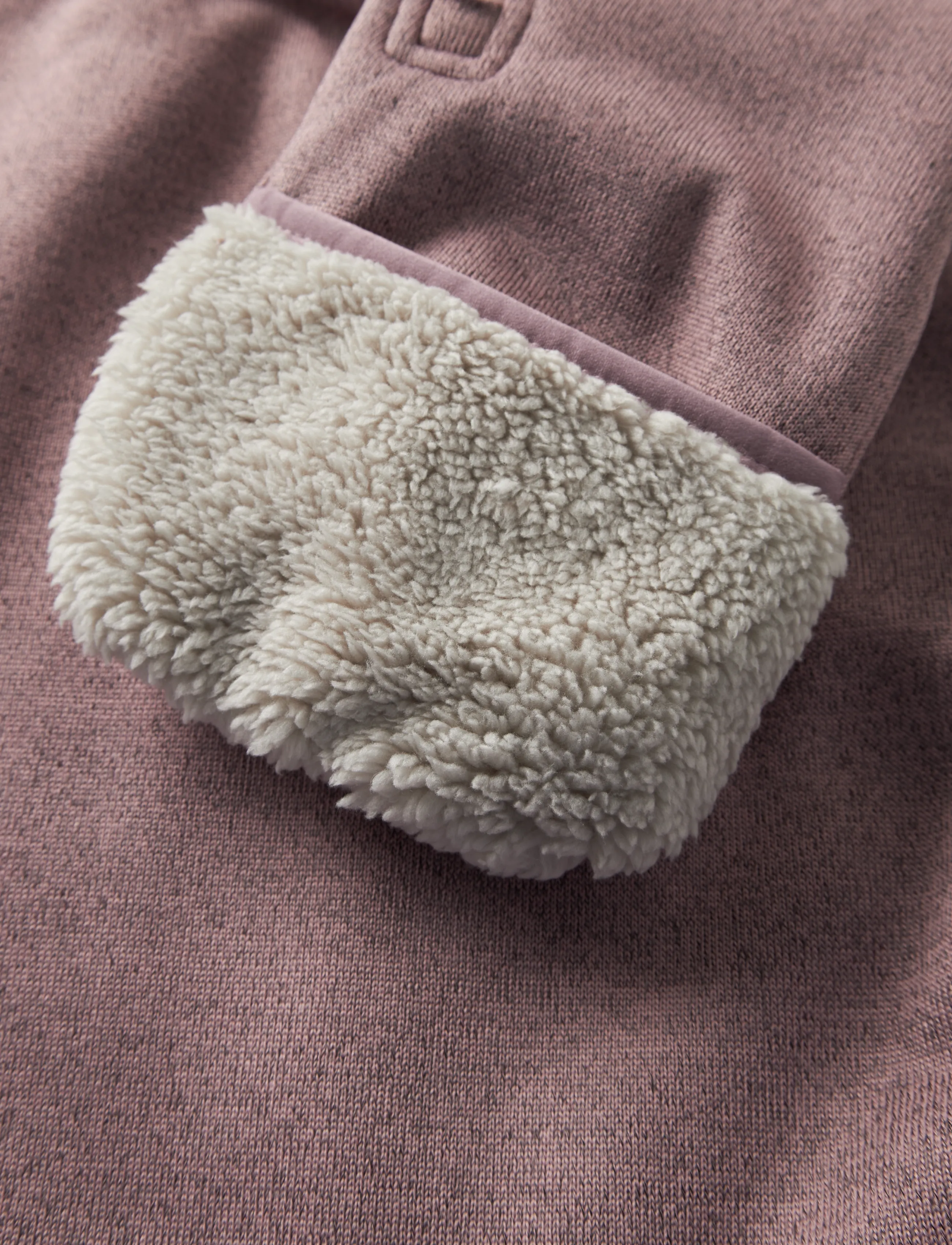 name it - NBNMADA08 SUIT SOLID FO - fleece sets - woodrose - 2
