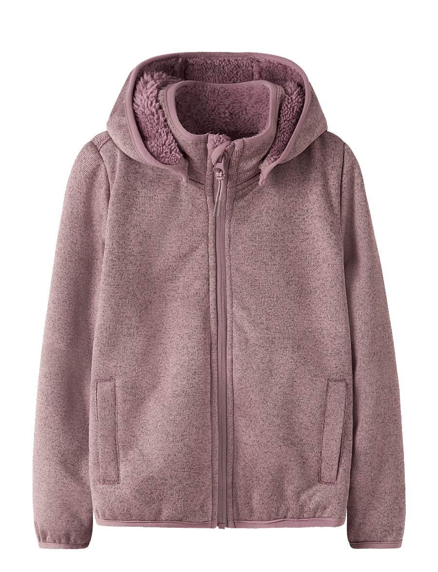 name it - NKNMADA08 JACKET SOLID FO - regenjacken - woodrose - 0