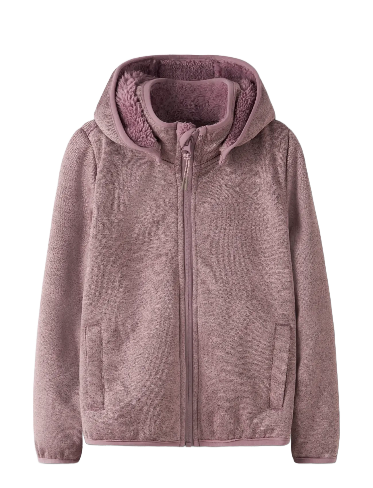 name it - NKNMADA08 JACKET SOLID FO - rain coats - woodrose - 2