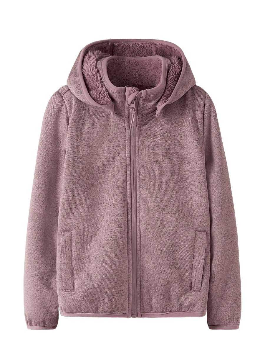 name it - NKNMADA08 JACKET SOLID FO - regenjacken - woodrose - 2
