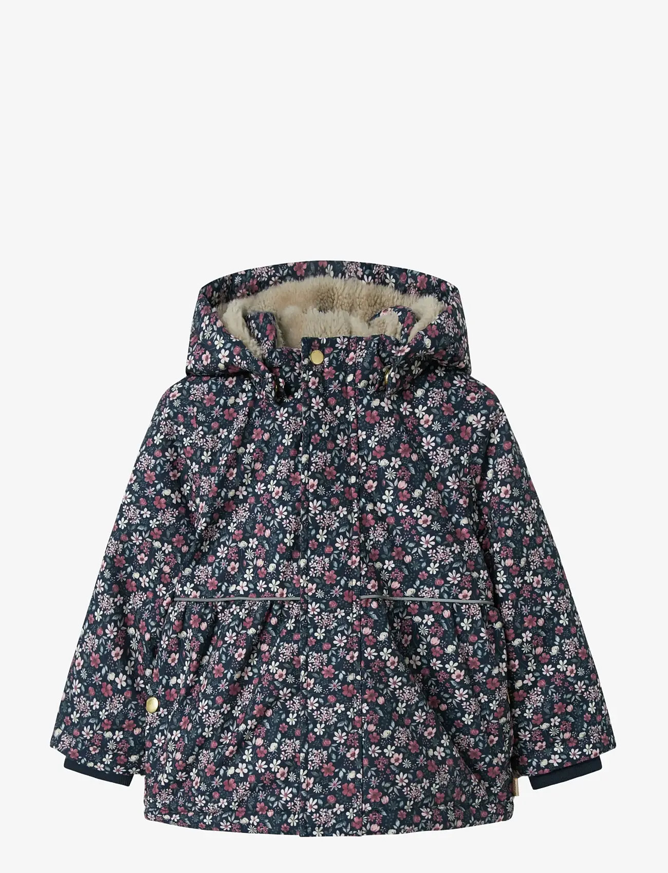 name it - NMFSNOW05 JACKET AOP 1FO - Üleriided - dark sapphire - 0