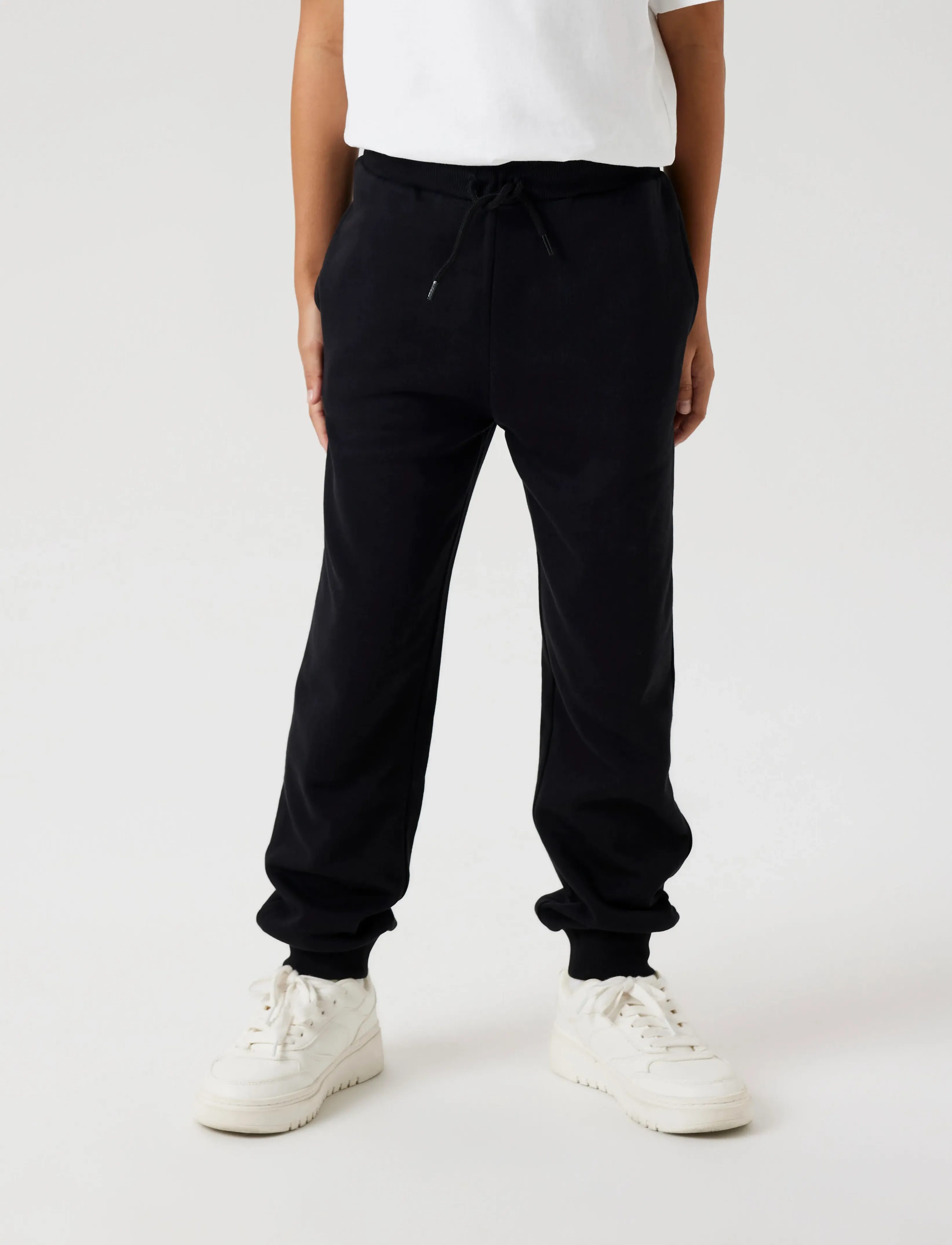 name it - NKMVIAN NREG SWE PANT UNB NOOS - jogginghosen - black - 5