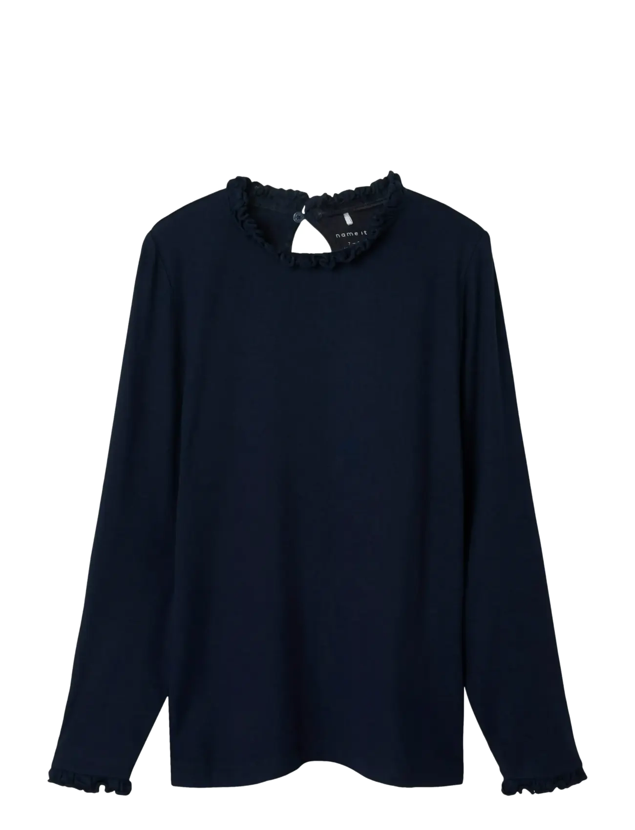 name it NKFPRAKULA LS SLIM TOP - Overdele - DARK SAPPHIRE / navy