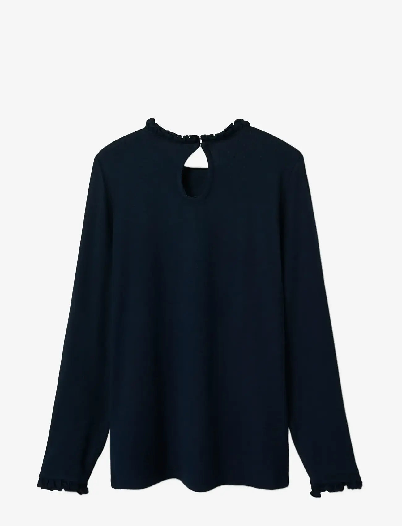 name it - NKFPRAKULA LS SLIM TOP - pikkade varrukatega t-särgid - dark sapphire - 1