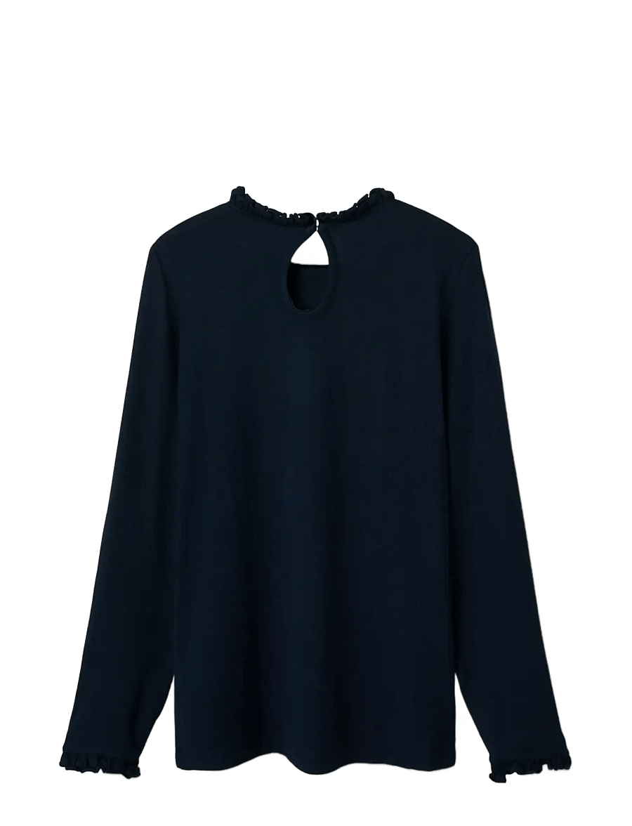 name it - NKFPRAKULA LS SLIM TOP - langærmede t-shirts - dark sapphire - 1