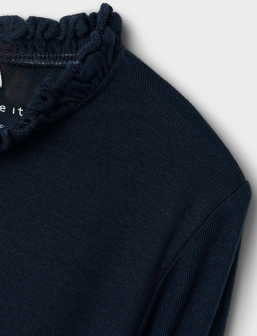 name it - NKFPRAKULA LS SLIM TOP - langærmede t-shirts - dark sapphire - 2
