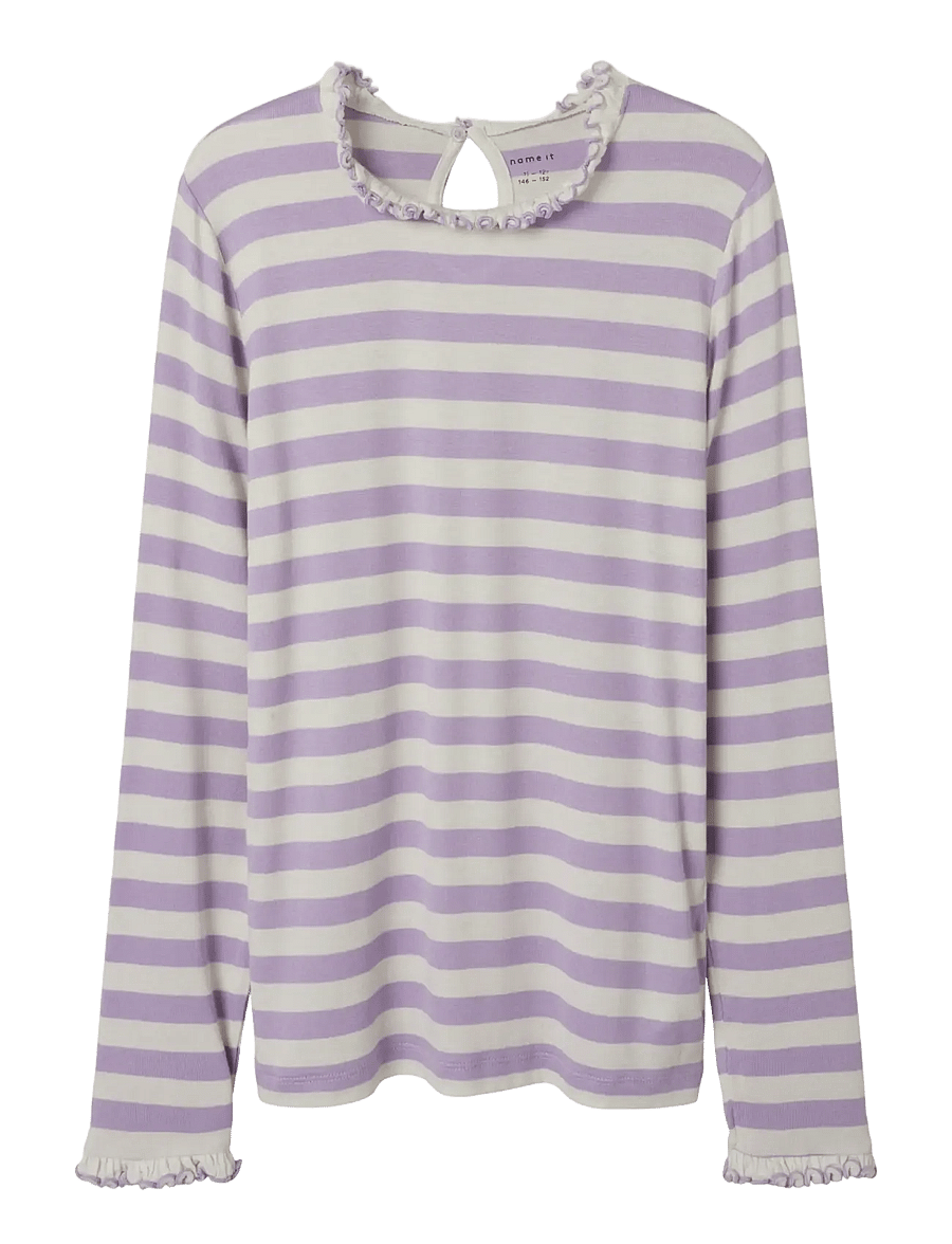 name it - NKFPRAKULA LS SLIM TOP - langærmede t-shirts - lavendula - 1