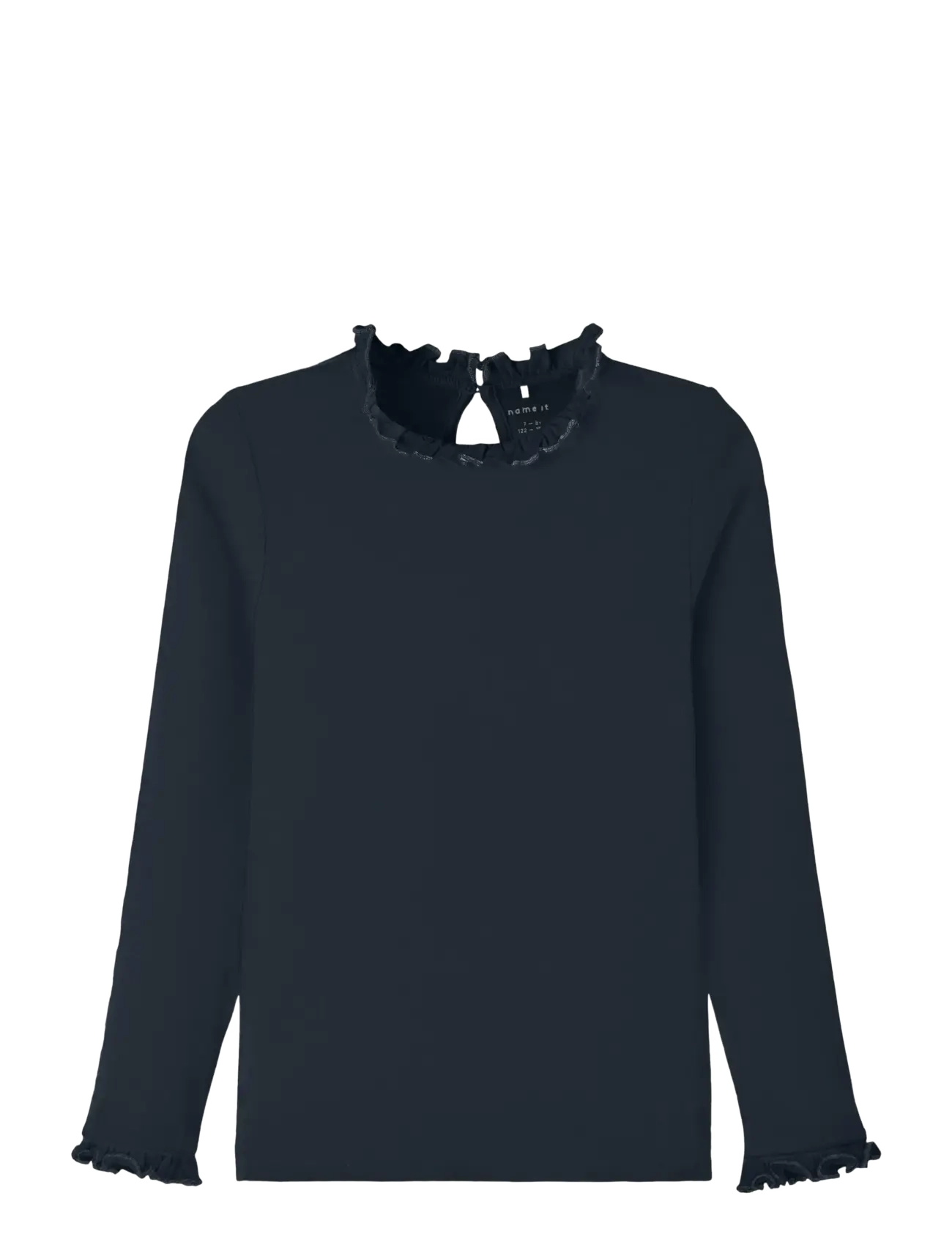 NMFPRAKULA LS SLIM TOP - DARK SAPPHIRE