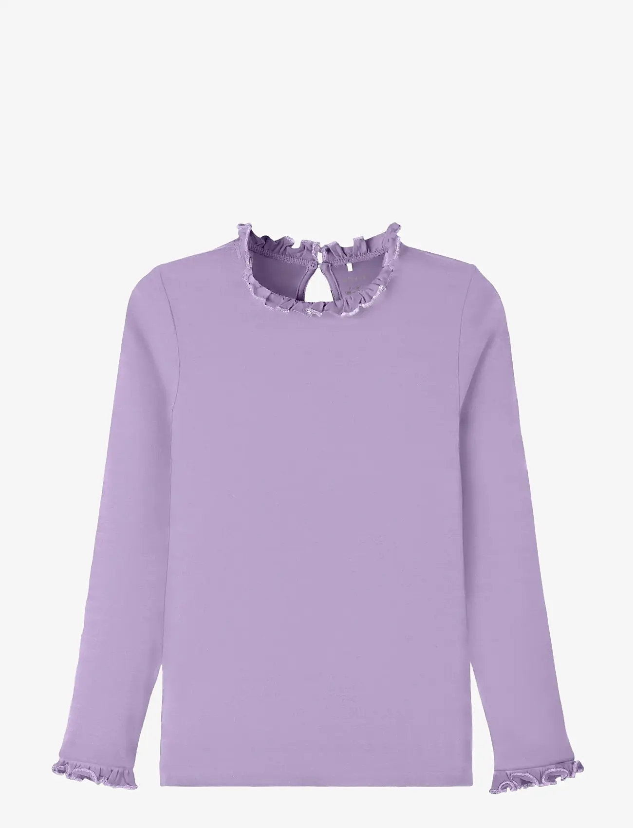 name it - NMFPRAKULA LS SLIM TOP - pikkade varrukatega t-särgid - lavendula - 0