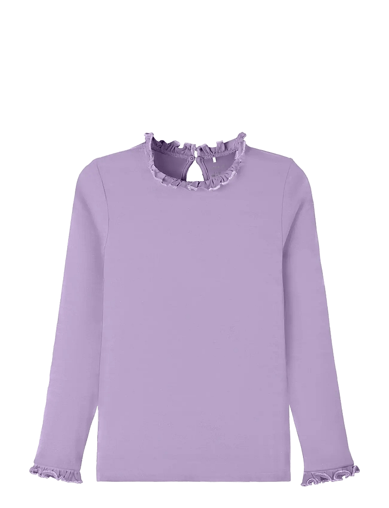 name it - NMFPRAKULA LS SLIM TOP - långärmade t-shirts - lavendula - 0