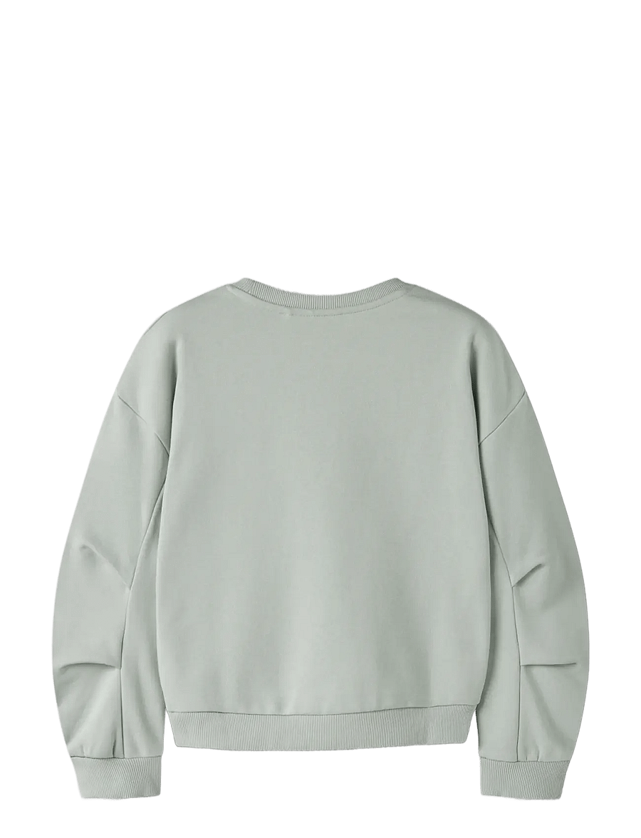 name it - NKFPTAROUND LS SWEAT BRU - sweatshirts - aqua gray - 1
