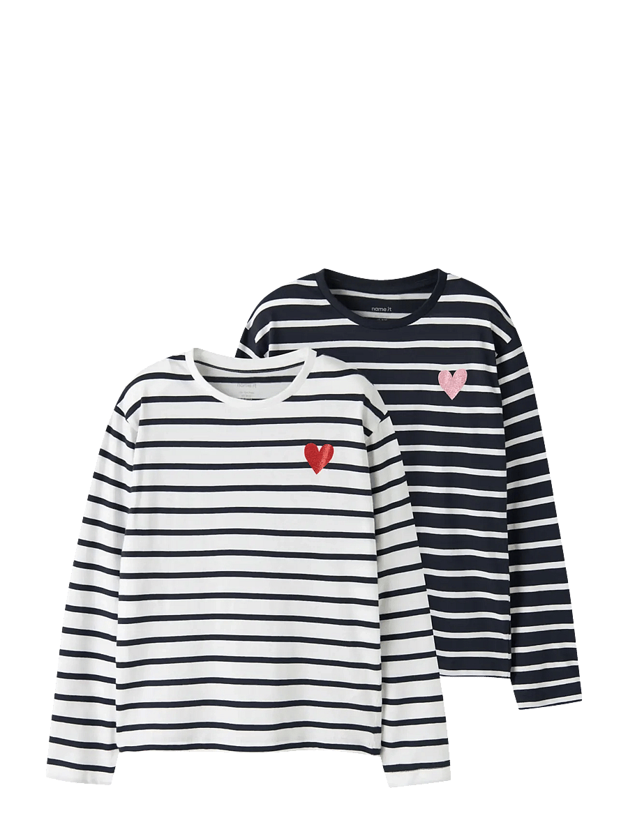 name it - NKFTOVELINA 2P LS NREG TOP NOOS - lange mouwen - dark sapphire - 1