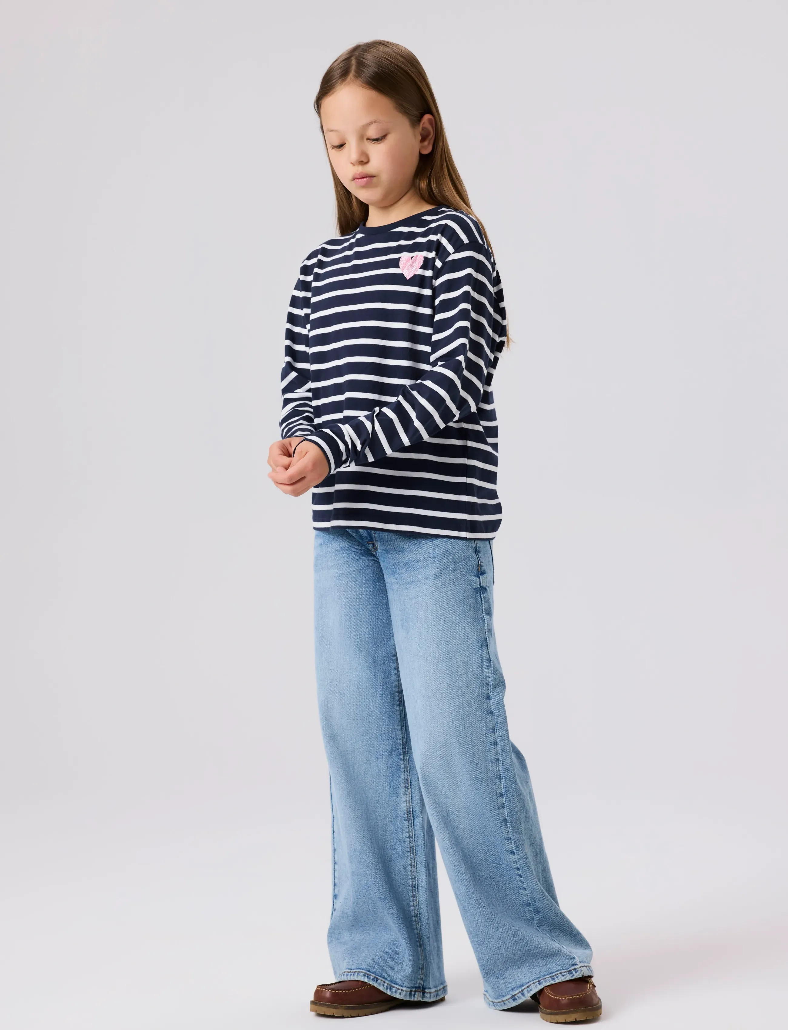 name it - NKFTOVELINA 2P LS NREG TOP NOOS - lange mouwen - dark sapphire - 5