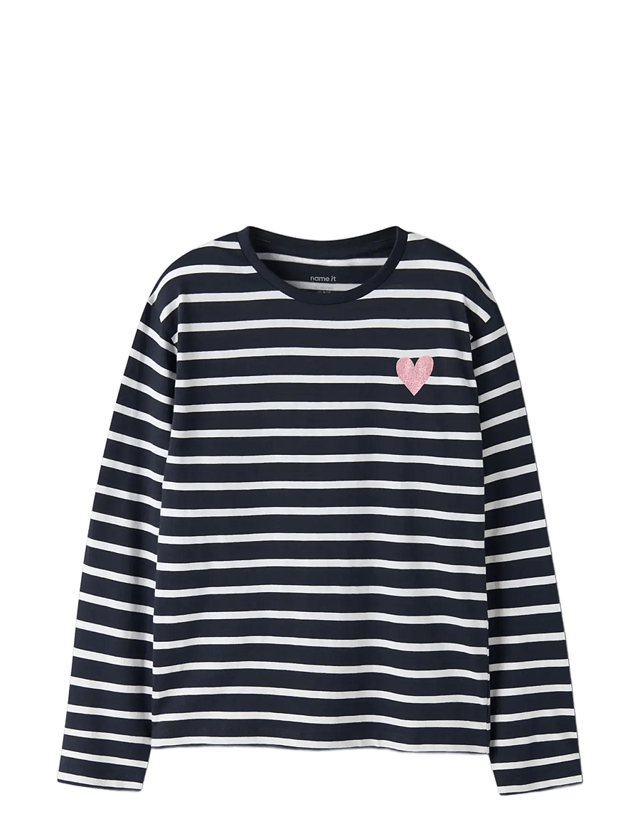 name it - NKFTOVELINA 2P LS NREG TOP NOOS - lange mouwen - dark sapphire - 4