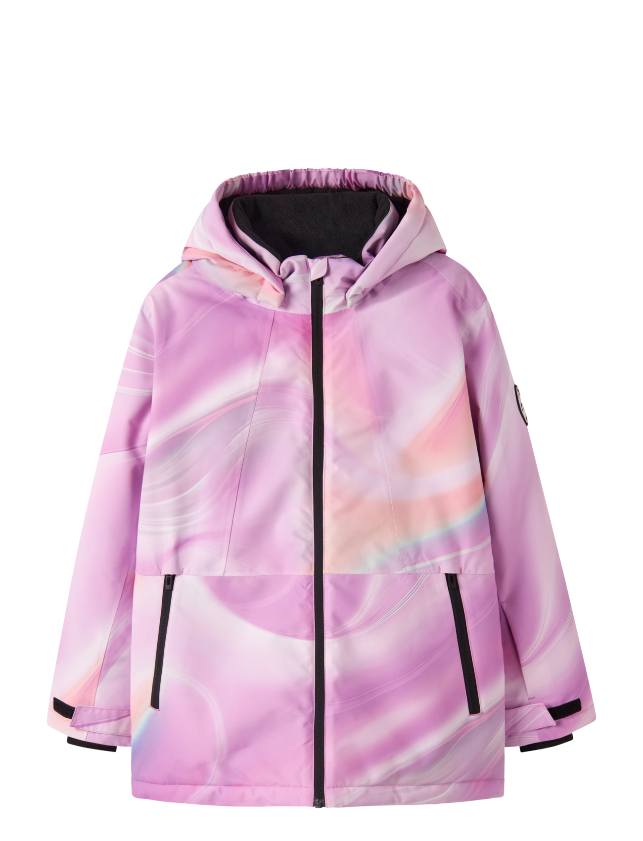name it NKFSNOW10 SKI JACKET AOP 1FO - Vinterkläder - PHALAENOPSIS / pink/rose