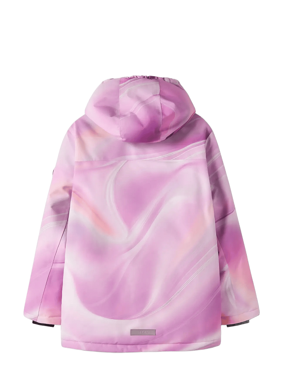 name it - NKFSNOW10 SKI JACKET AOP 1FO - skidjackor - phalaenopsis - 1