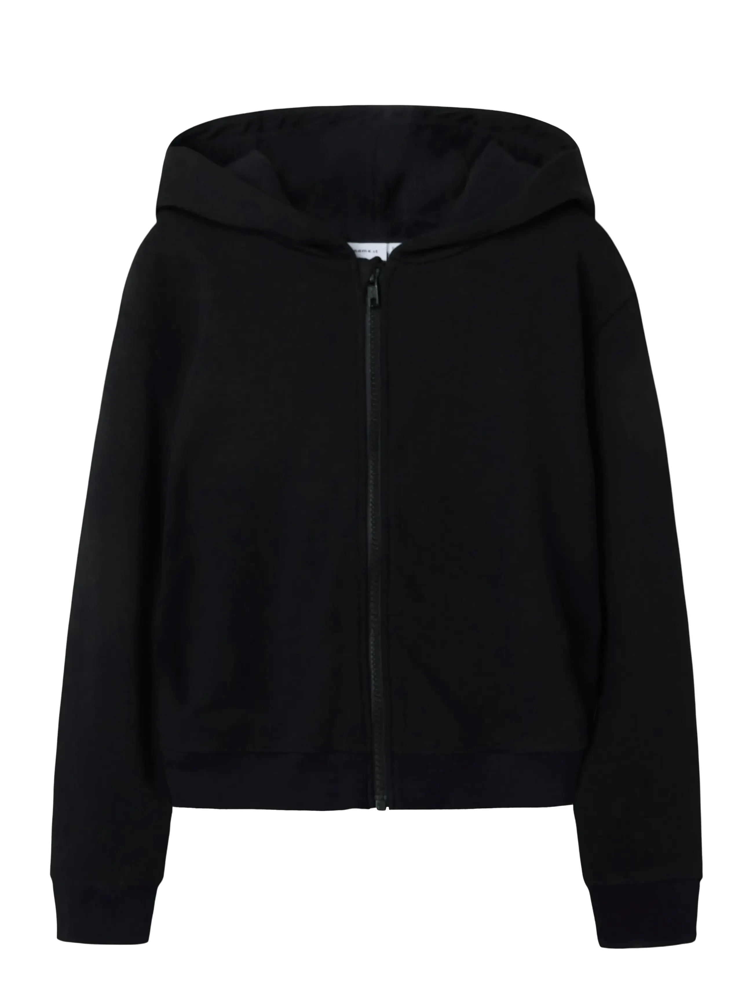 NAME IT Nkfmille Kurz Nreg Swe Card Wh Unb Noos Schwarz - 122-128 - Kinder