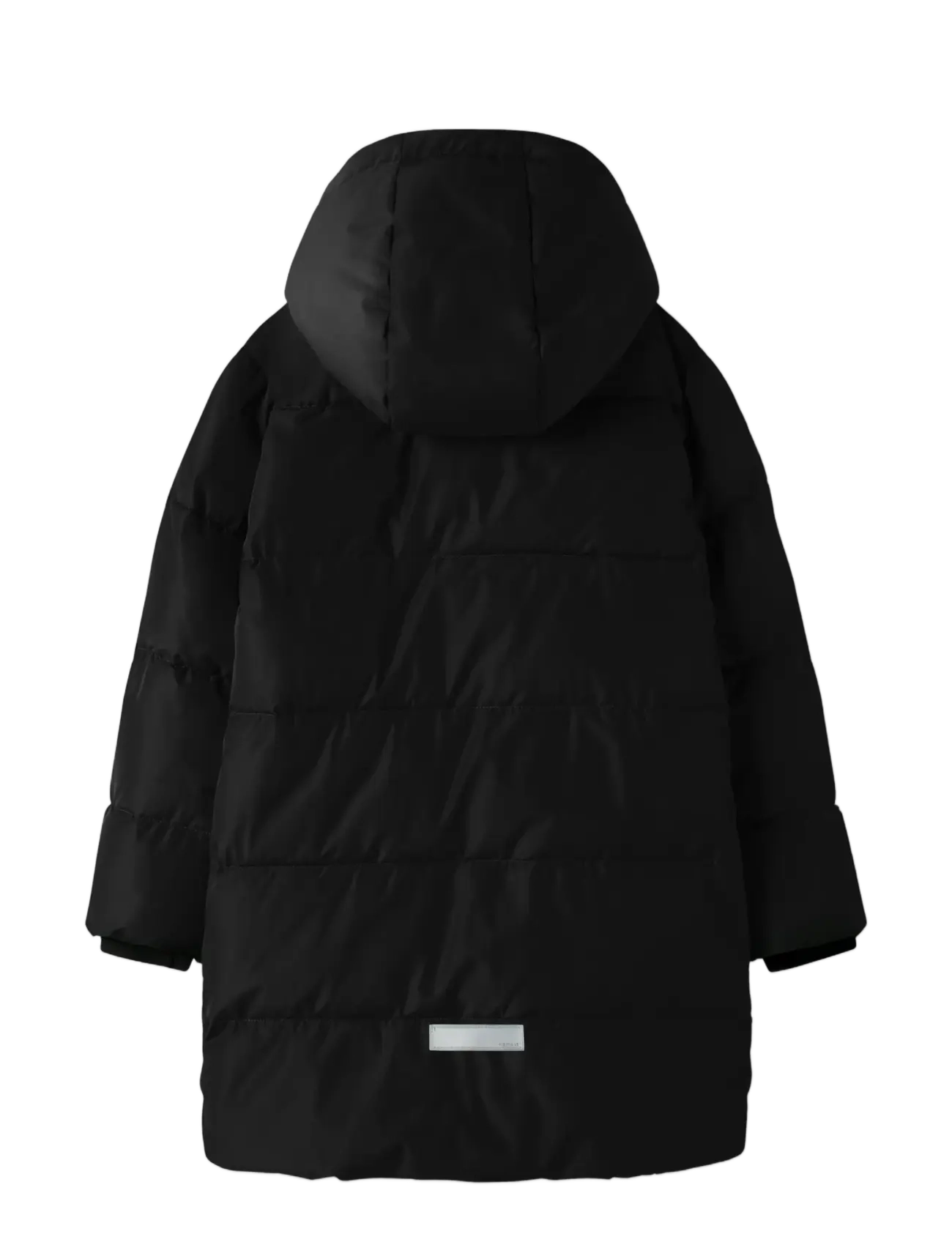 name it - NKFMEDOW03 PUFFER JACKET LONG FO - daunen- und steppjacken - black - 2