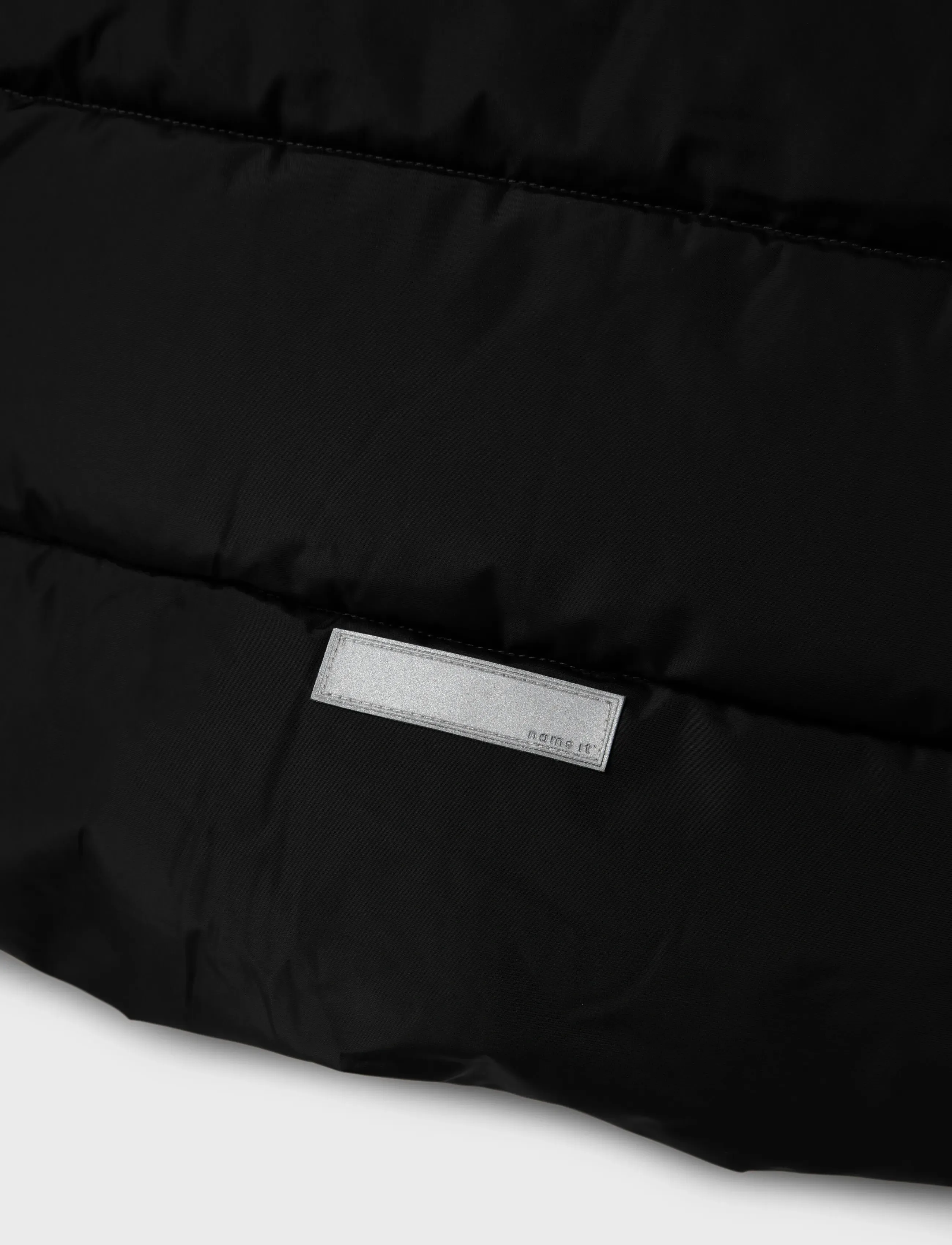 name it - NKFMEDOW03 PUFFER JACKET LONG FO - daunen- und steppjacken - black - 5