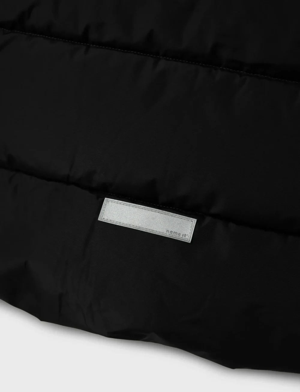 name it - NKFMEDOW03 PUFFER JACKET LONG FO - vinterjackor - black - 4