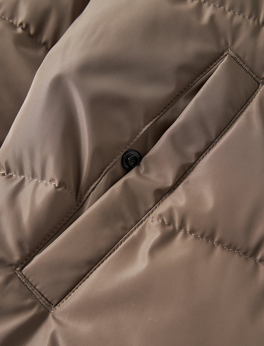 name it - NKFMEDOW03 PUFFER JACKET LONG FO - winterjacke - brown lentil - 5