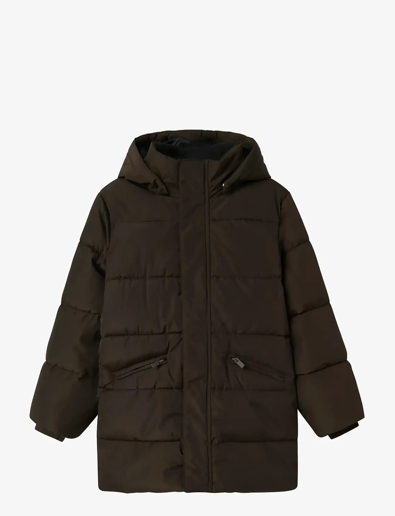 name it NKFMEDOW03 PUFFER JACKET LONG FO - Name it - DELICIOSO / brown