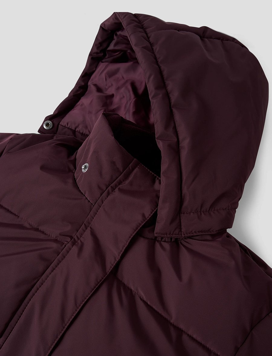 name it - NKFMEDOW03 PUFFER JACKET LONG FO - vinterjackor - fig - 2