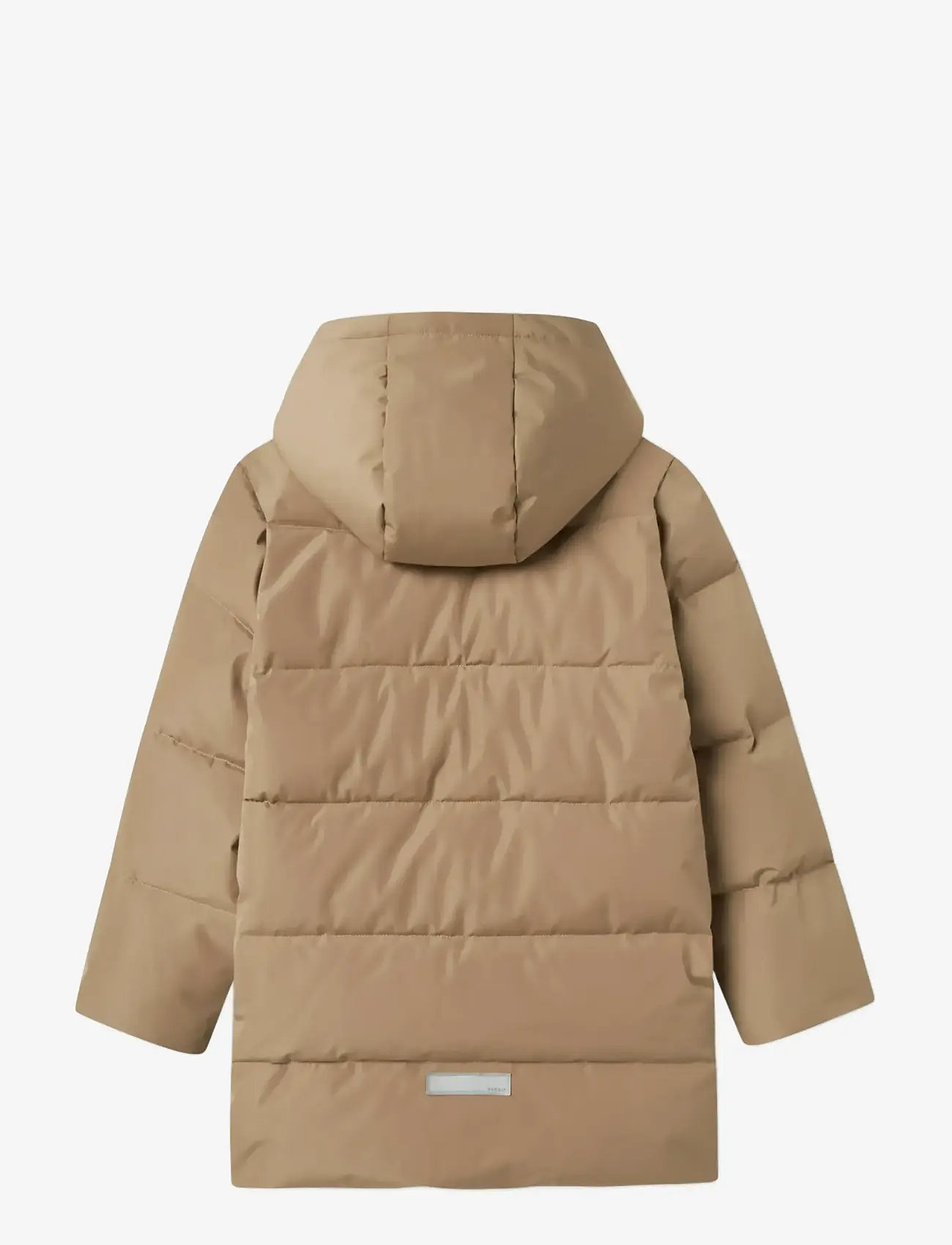 name it - NKFMEDOW03 PUFFER JACKET LONG FO - vinterjackor - pure cashmere - 1