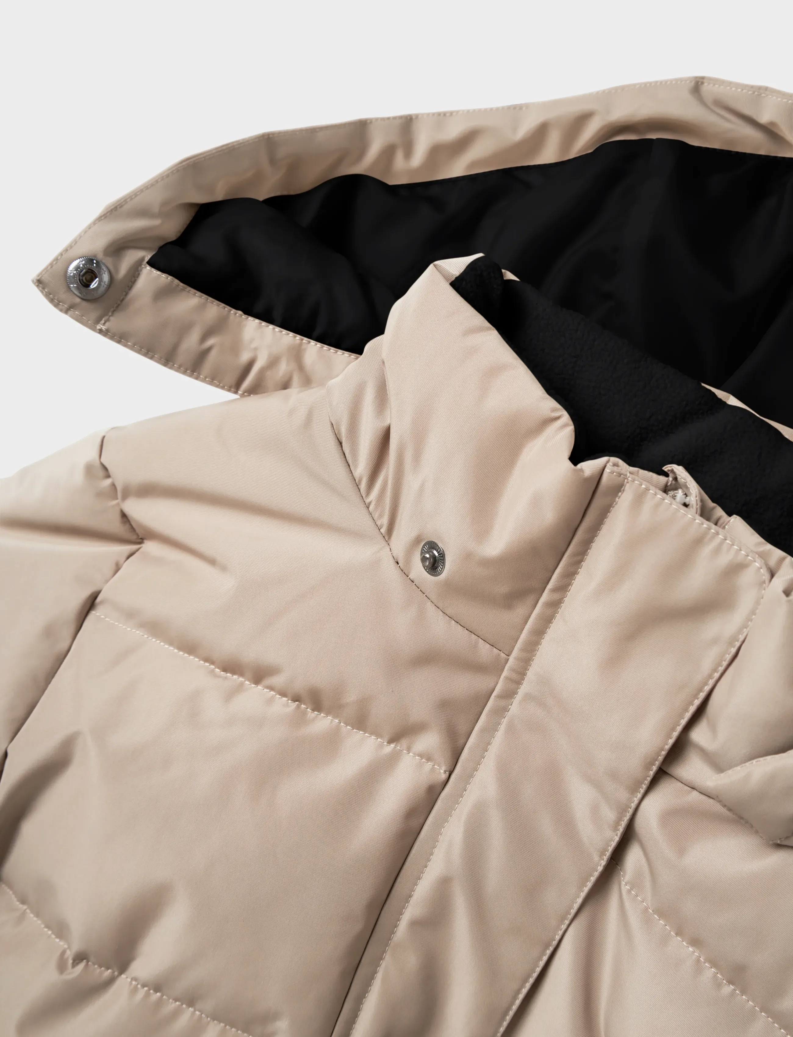 name it - NKFMEDOW03 PUFFER JACKET LONG FO - winter jackets - pure cashmere - 3