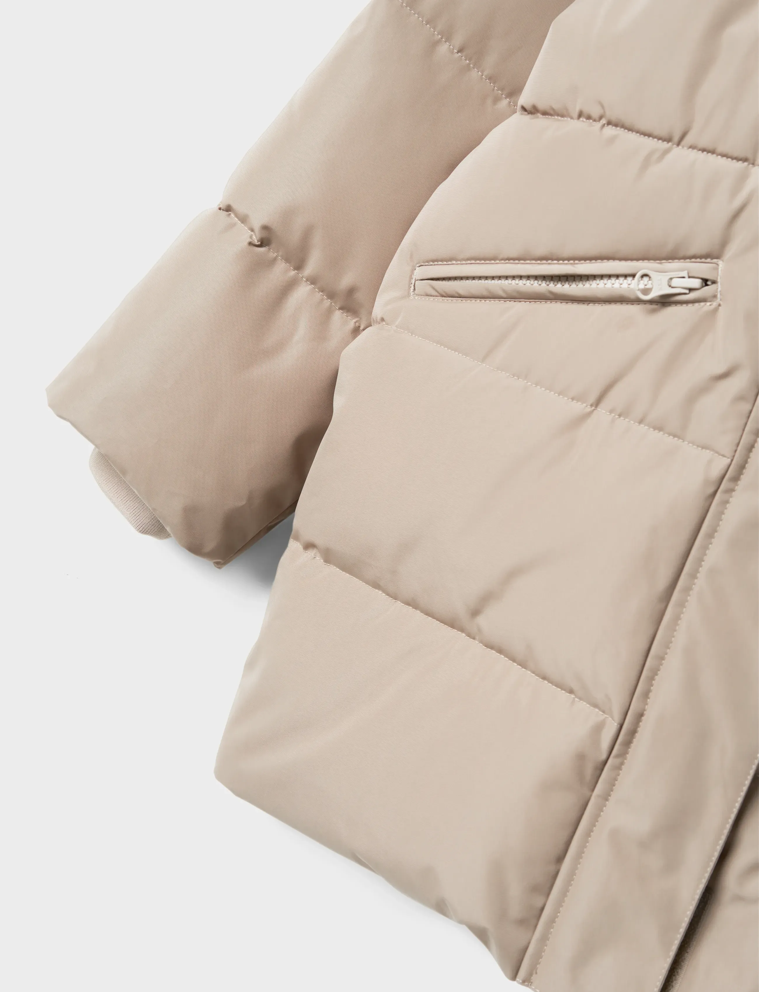name it - NKFMEDOW03 PUFFER JACKET LONG FO - winter jackets - pure cashmere - 4