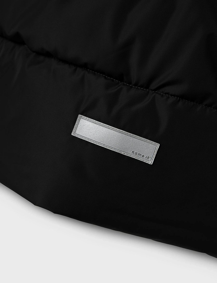 name it - NKMMEDOW03 PUFFER JACKET FO NOOS - winterjacke - black - 5